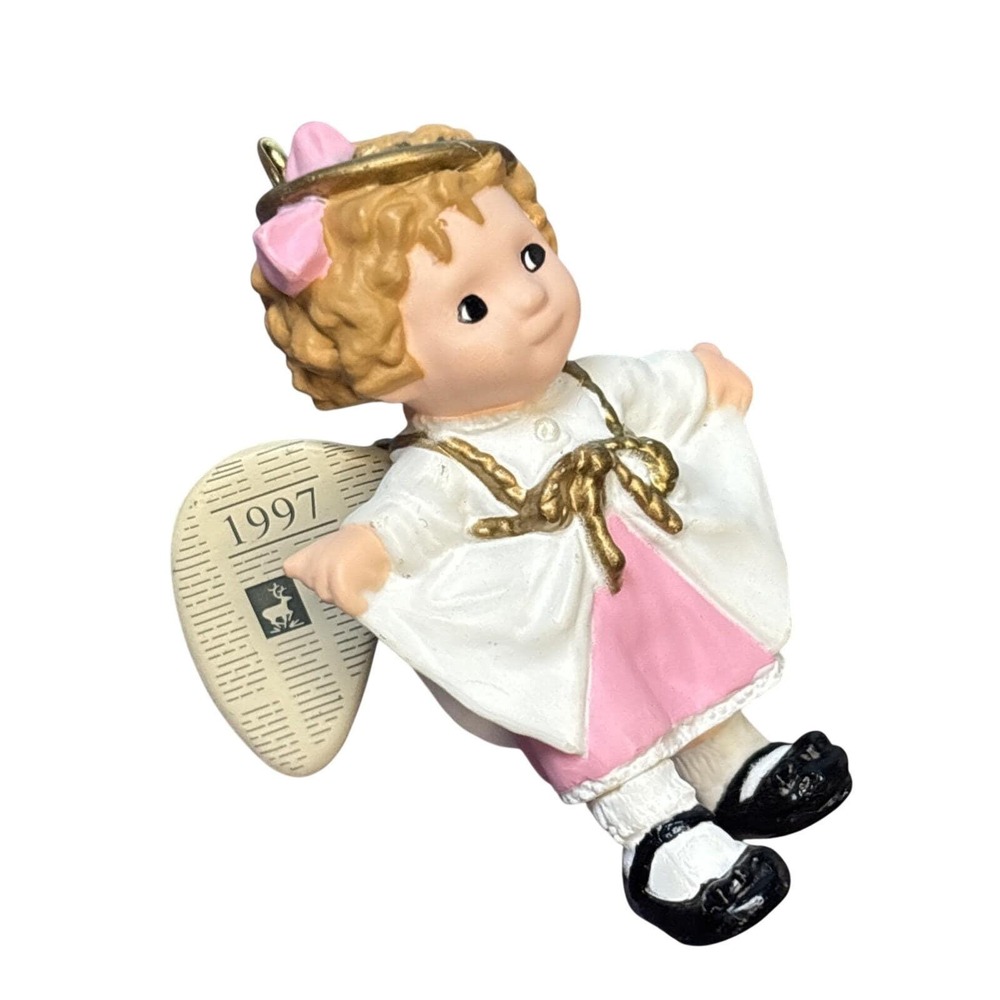 Hallmark 1997 Granddaughter Keepsake Sculpted by Sue Tague Christmas Ornament